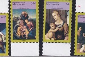 US 668-71 Trust Territories Micronesia NH VF Christmas