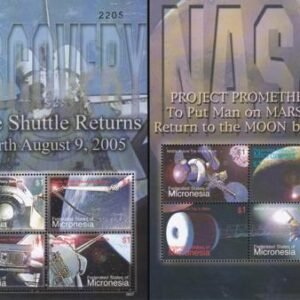 US 697-98 Trust Territories Micronesia NH VF Space Shuttle M/S Of 4