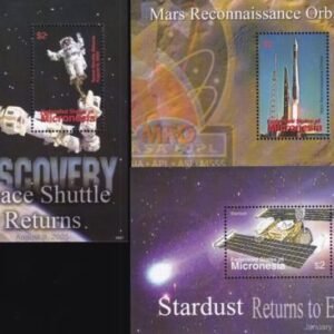 US 699-701 Trust Territories Micronesia NH VF Space Shuttle S/S
