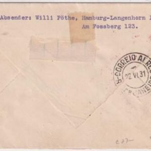 Germany 1930 Do-X Flight on Cover with C36, Sent to New York