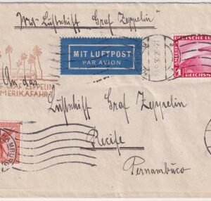 Germany 1932 7th South American. Flight Cover with C35