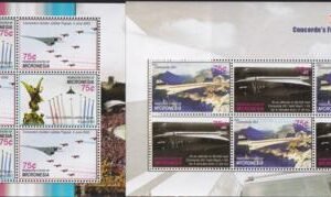 US 721-22 Trust Territories Micronesia NH VF The Concorde M/S (2)