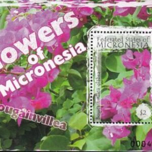 US 745 Trust Territories Micronesia NH VF Flowers S/S