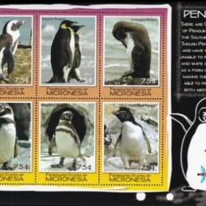 US 748 Trust Territories Micronesia NH VF Penguins M/S