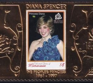 US 763 Trust Territories Micronesia NH VF Princess Diana Gold