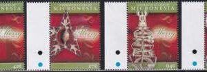 US 779-82 Trust Territories Micronesia NH VF Christmas