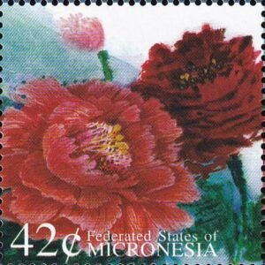 US 801 Trust Territories Micronesia NH VF Peonies