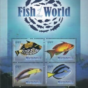 US 823 Trust Territories Micronesia NH VF Fish M/S