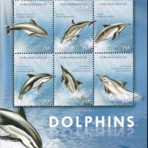 US 828 Trust Territories Micronesia NH VF Dolphins M/S