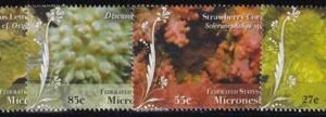 US 834-37 Trust Territories Micronesia NH VF Coral