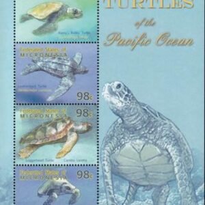 US 853 Trust Territories Micronesia NH VF Turtles M/S