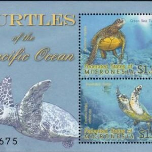 US 854 Trust Territories Micronesia NH VF Turtles S/S