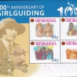 US 872 Trust Territories Micronesia NH VF Girl Guides Centennial M/S