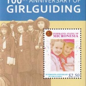 US 873 Trust Territories Micronesia NH VF Girl Guides Centennial S/S
