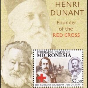 US 893 Trust Territories Micronesia NH VF Red Cross Founder S/S