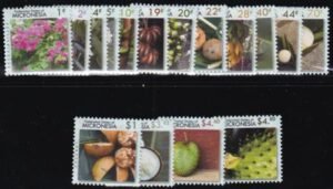 US 874-89 Trust Territories Micronesia NH VF Flowers Def. (16 Val.)