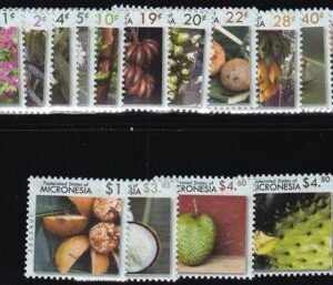 US 874-89 Trust Territories Micronesia NH VF Flowers Def. (16 Val.)