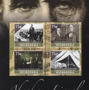 US 903 Trust Territories Micronesia NH VF Abraham Lincoln M/S