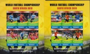 US 904-5 Trust Territories Micronesia NH VF World Cup Soccer Sheets