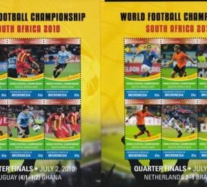 US 904-5 Trust Territories Micronesia NH VF World Cup Soccer Sheets