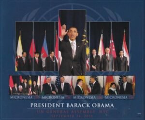 US 917 Trust Territories Micronesia NH VF Barack Obama Visits