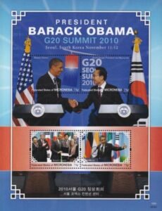 US 919 Trust Territories Micronesia NH VF Obama South Korea