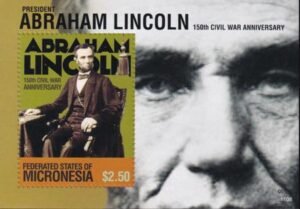 US 924 Trust Territories Micronesia NH VF Abraham Lincoln S/S