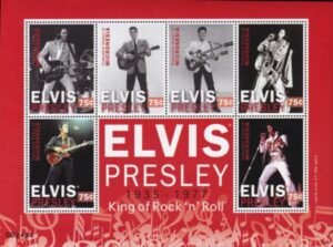 US 927 Trust Territories Micronesia NH VF Elvis Presley King Sheet Of 6