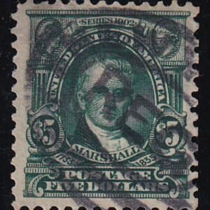 US 313 Bureau & Regular Issues Used F-VF Nicely Centered But Thin Speck - Reperfed Right - PSE Cert.
