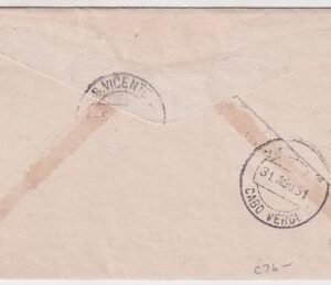 Liechtenstein 1931 First South American Flight , Drop in Cape Verde