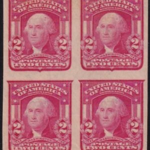 US 320 Bureau & Regular Issues Mint H XF Block Bright Color- Large Margins