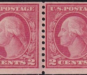 US 454 Washington / Franklin Mint NH F-VF Pair Crowe Cert