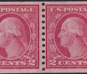 US 454 Washington / Franklin Mint NH F-VF Pair Crowe Cert