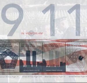 US 940 Trust Territories Micronesia NH VF September 11 Memorial Sheet