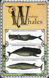 US 944 Trust Territories Micronesia NH VF Whales Sheet Of 3