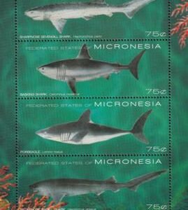 US 948 Trust Territories Micronesia NH VF Sharks Sheet
