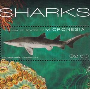 US 949 Trust Territories Micronesia NH VF Sharks S/S