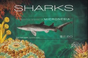US 949 Trust Territories Micronesia NH VF Sharks S/S