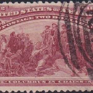 US 242 Early Commemoratives Used VF Filled Thin - Nice!