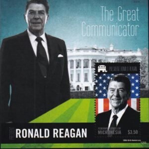 US 966 Trust Territories Micronesia NH VF Ronald Reagan S/S