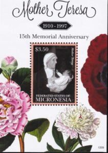 US 976 Trust Territories Micronesia NH VF Mother Theresa S/S