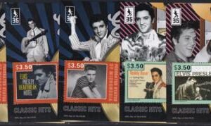 US 982-86 Trust Territories Micronesia NH VF Elvis Presley Of 5