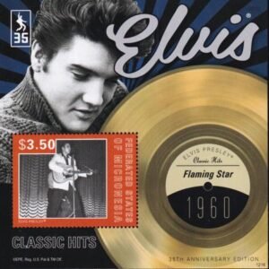 US 982-86 Trust Territories Micronesia NH VF Elvis Presley Of 5