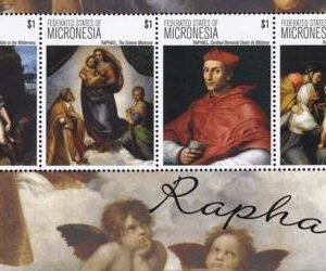 US 1000 Trust Territories Micronesia NH VF Raphael Sheet
