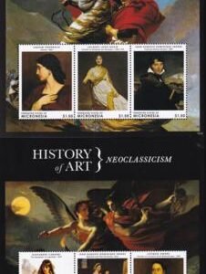 US 1016-17 Trust Territories Micronesia NH VF History Of Art Sheets