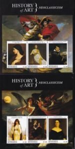 US 1016-17 Trust Territories Micronesia NH VF History Of Art Sheets