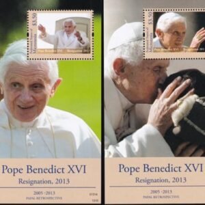 US 1022-23 Trust Territories Micronesia NH VF Pope Benedict S/S