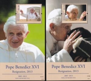 US 1022-23 Trust Territories Micronesia NH VF Pope Benedict S/S