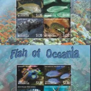 US 1028-29 Trust Territories Micronesia NH VF Fish Of Oceania Sheets