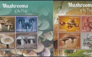 US 1034-35 Trust Territories Micronesia NH VF Mushrooms Sheets